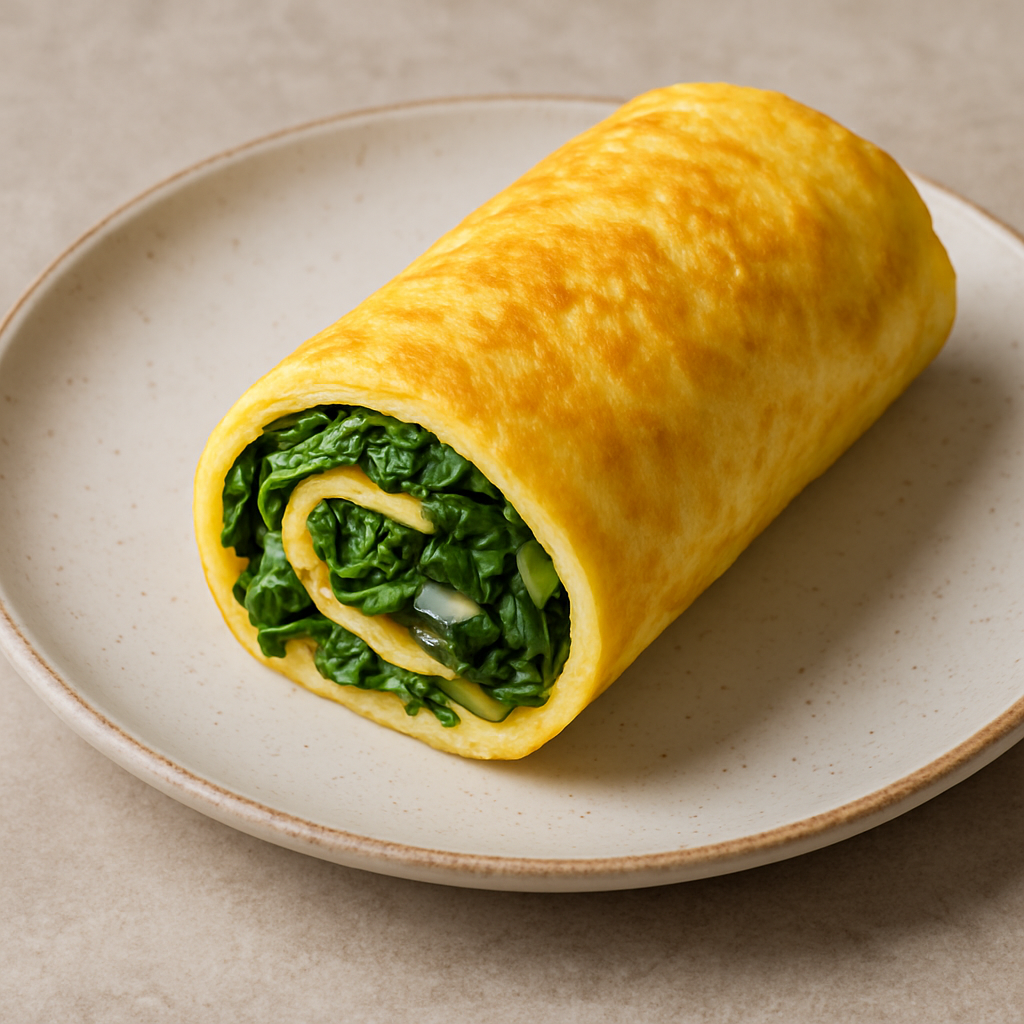 spinach egg roll