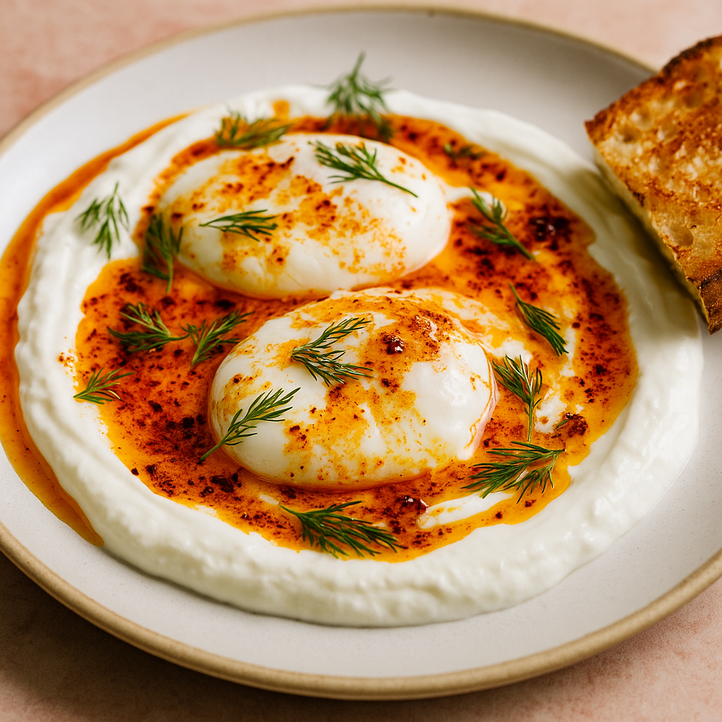 turkish eggs, egg recipes